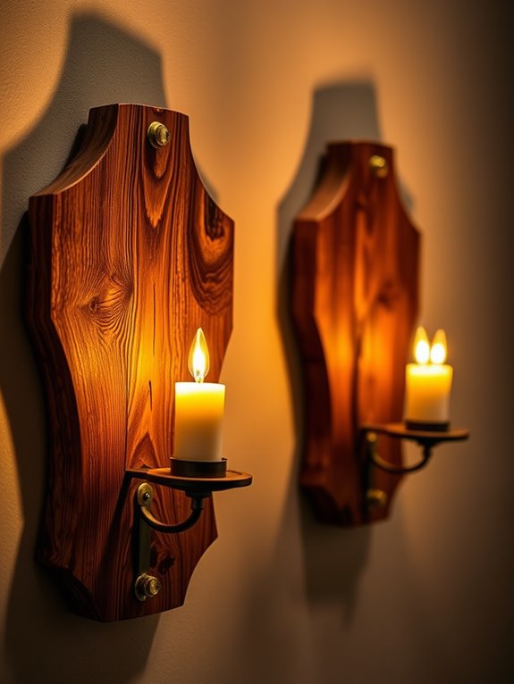 charming natural wood lighting