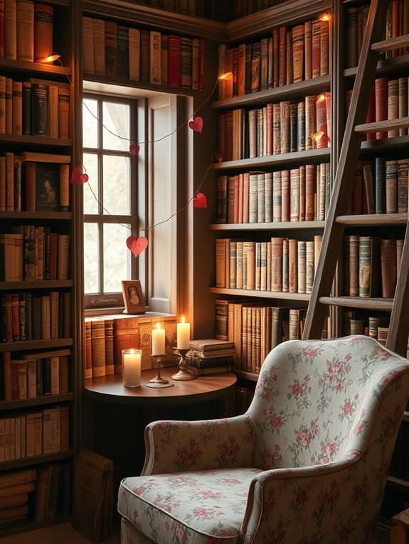 charming vintage literary decor