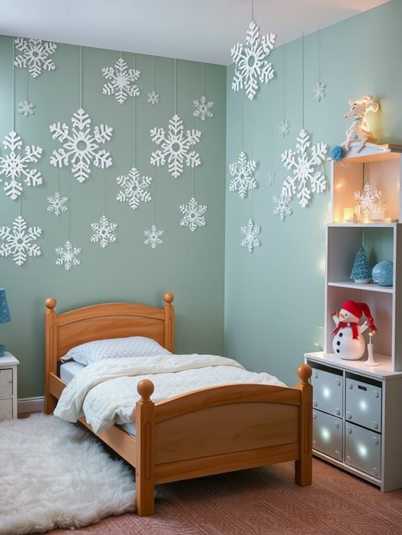 charming winter themed decor