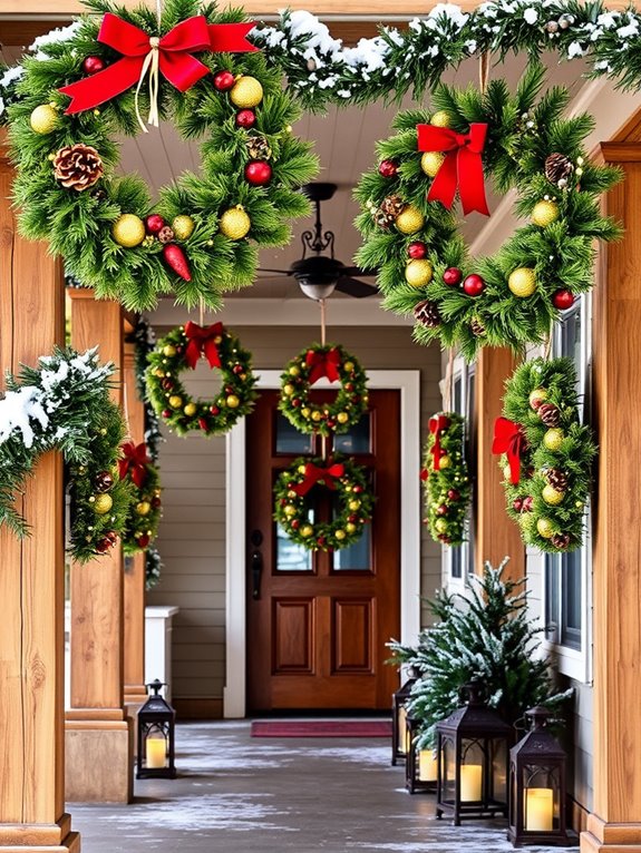 charming wreaths for greetings