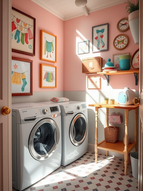 cheerful laundry inspired designs