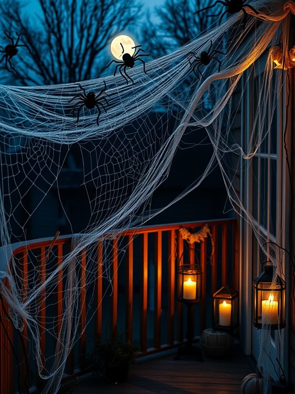 chilling sinister spider webs