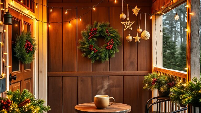 christmas back porch decor