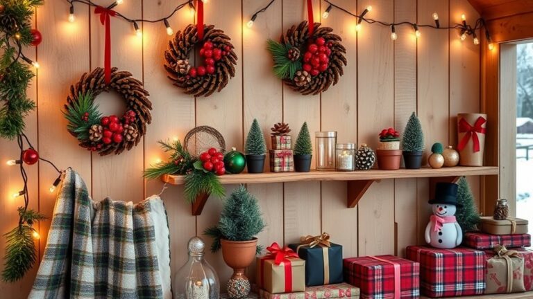 christmas day shed decor
