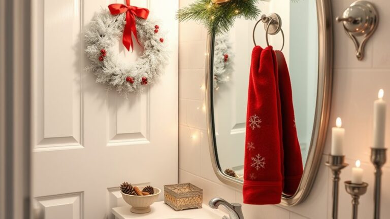 christmas decor for bathrooms
