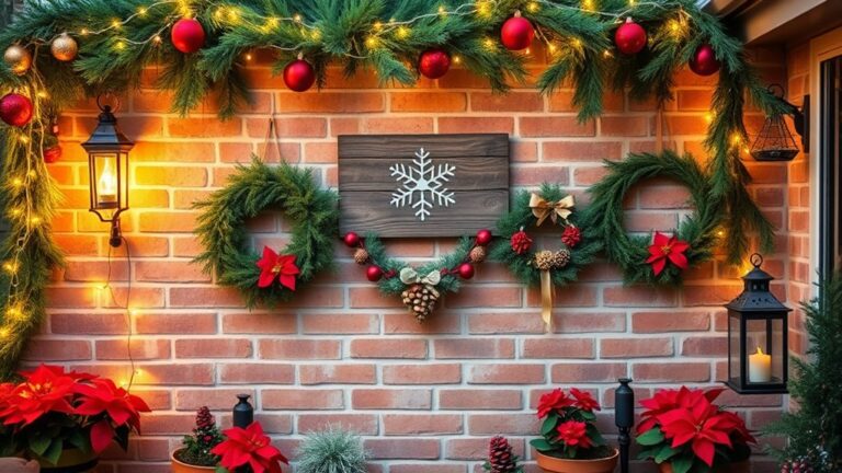 christmas patio wall decorations