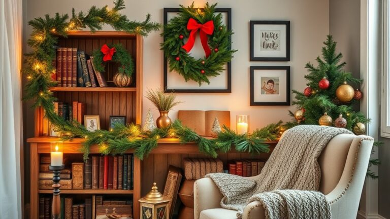 christmas study room decor