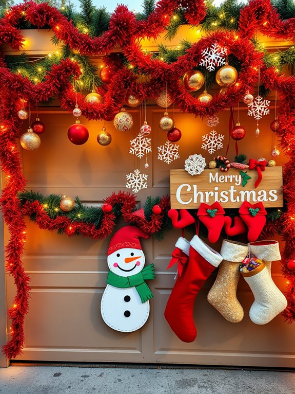 christmas themed festive wall art