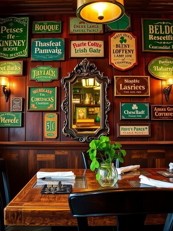 classic irish tavern decor
