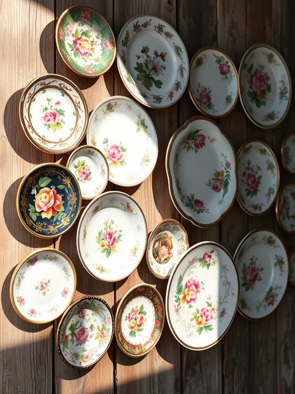 collectible antique dishware collection