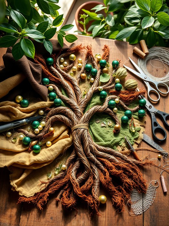 collecting necessary supplies