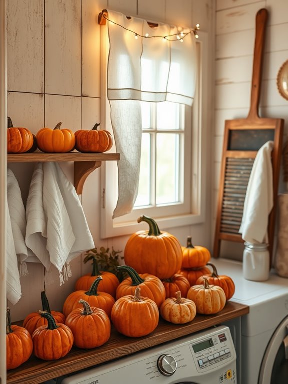 colorful autumn harvest decor