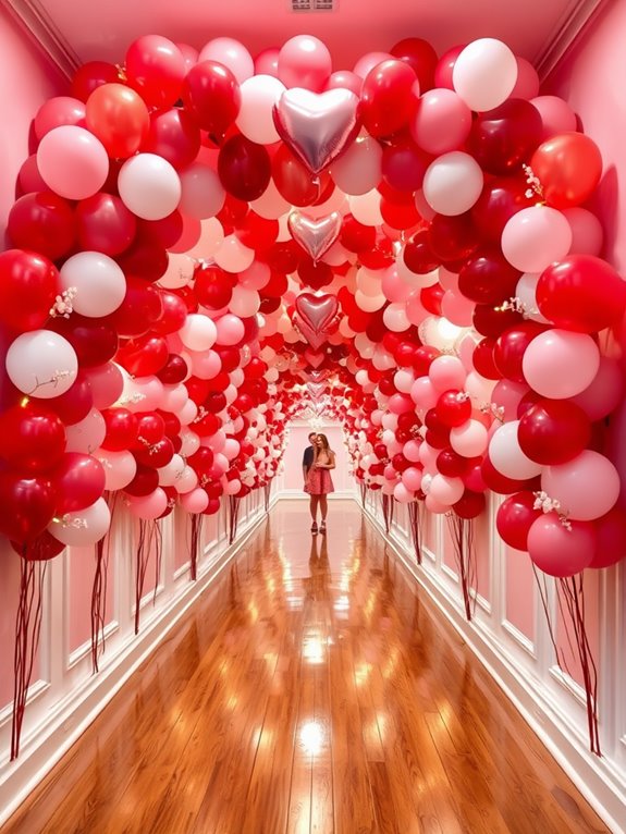 colorful balloon decoration display