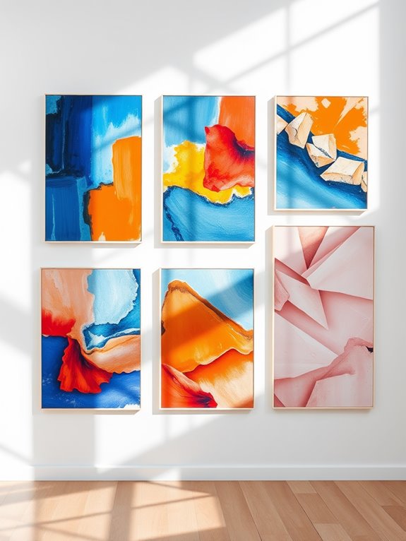 colorful expressive contemporary artworks