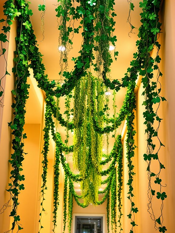 colorful festive decorative garlands