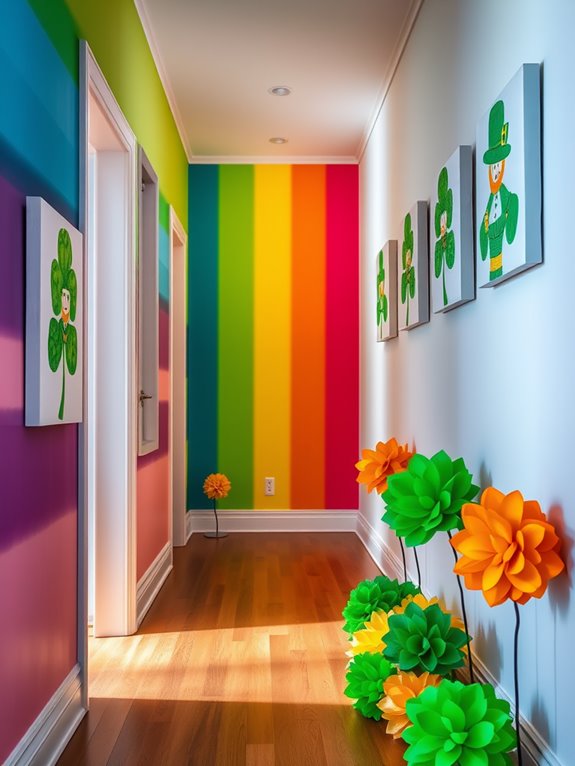 colorful handmade wall decoration