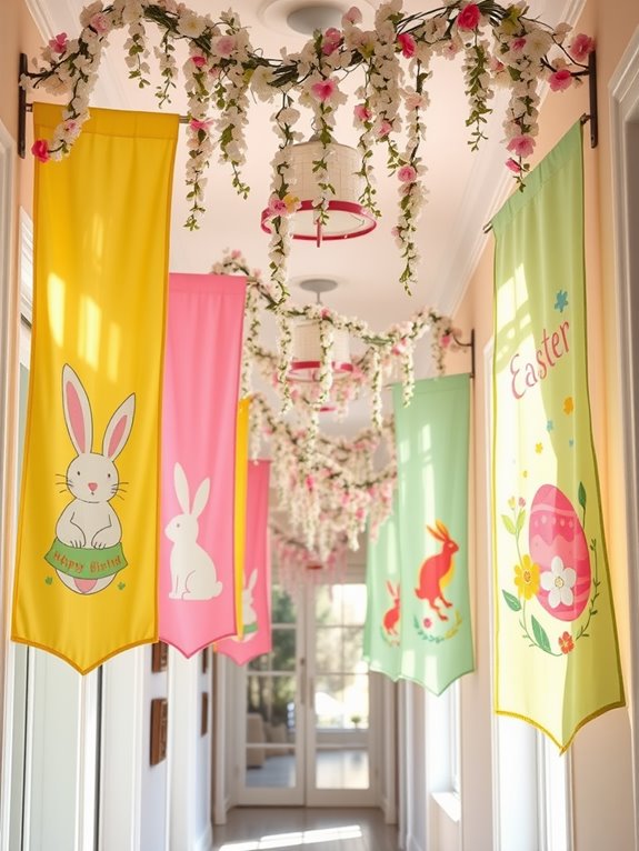 colorful holiday decoration banners
