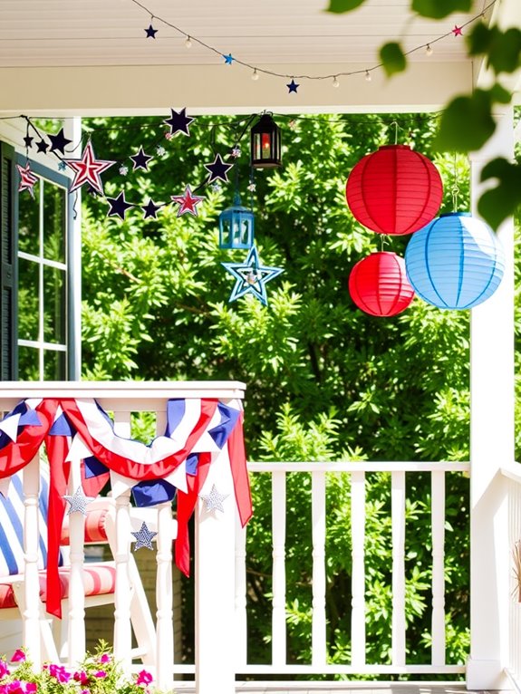 colorful holiday decorations displayed