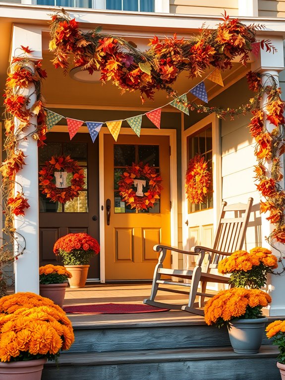 colorful holiday decorations displayed