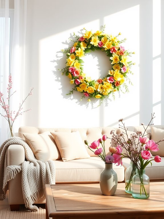 colorful seasonal flower arrangements