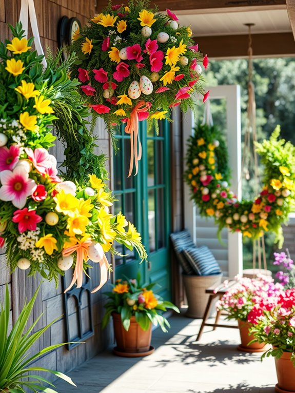 colorful spring holiday decorations