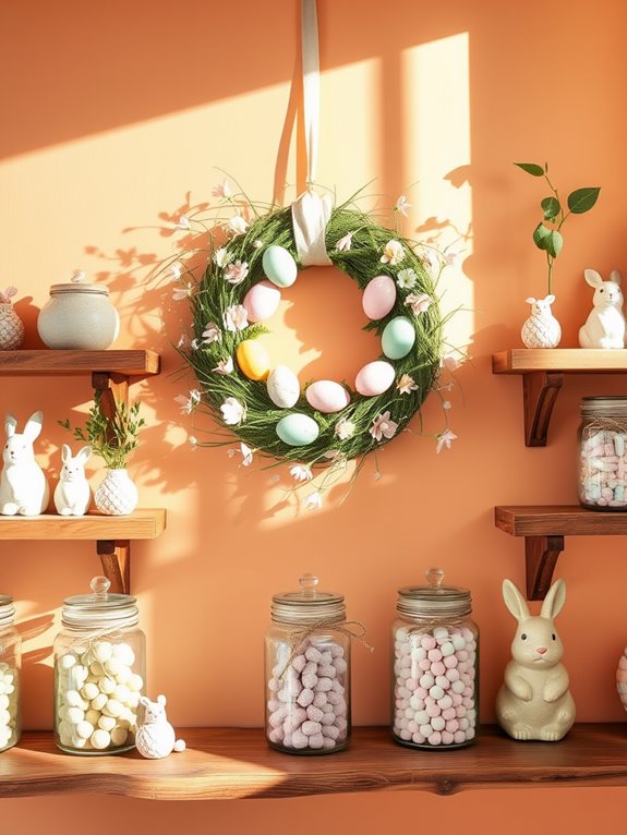 colorful springtime holiday decorations