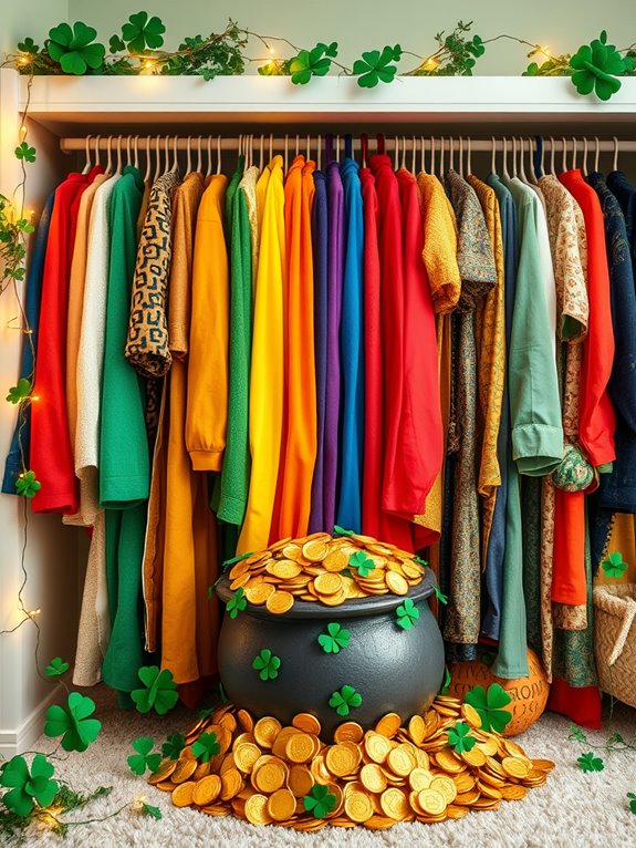 colorful treasure showcase display