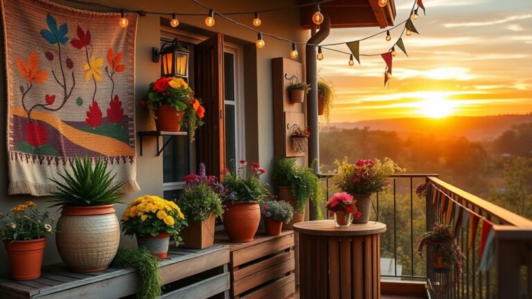columbus day balcony decorations ideas