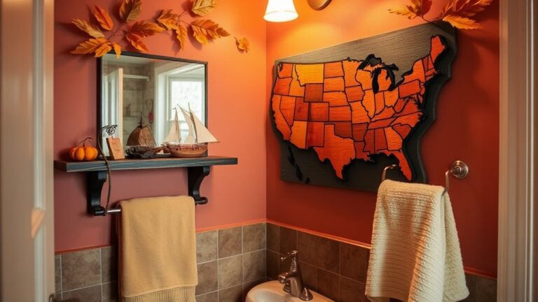 columbus day bathroom decor ideas