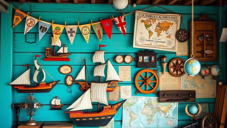 columbus day garage decor ideas