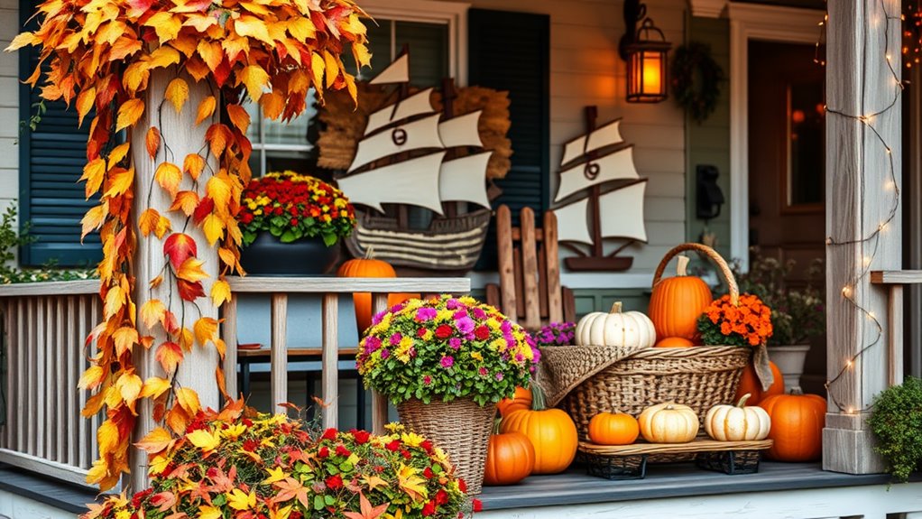 columbus day porch decorations ideas
