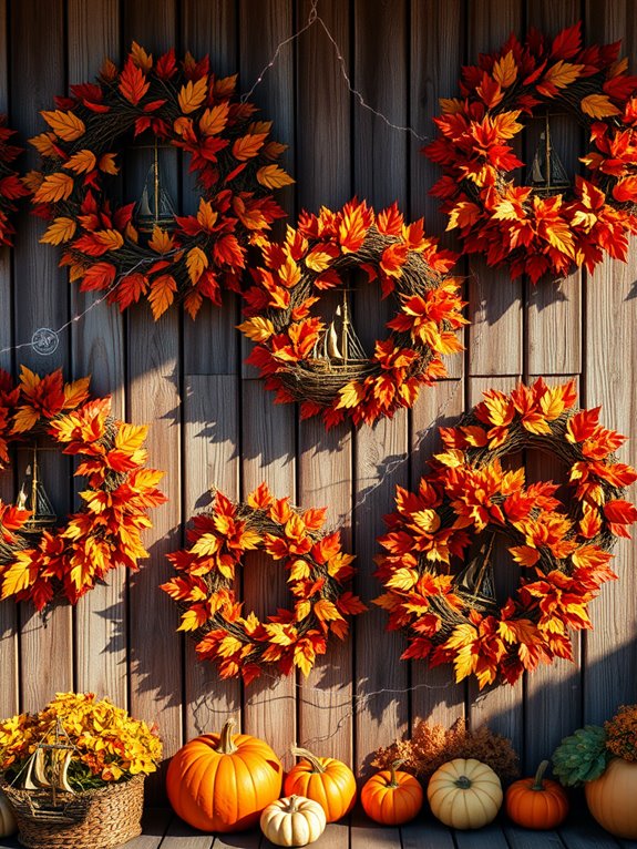 columbus day themed wreaths
