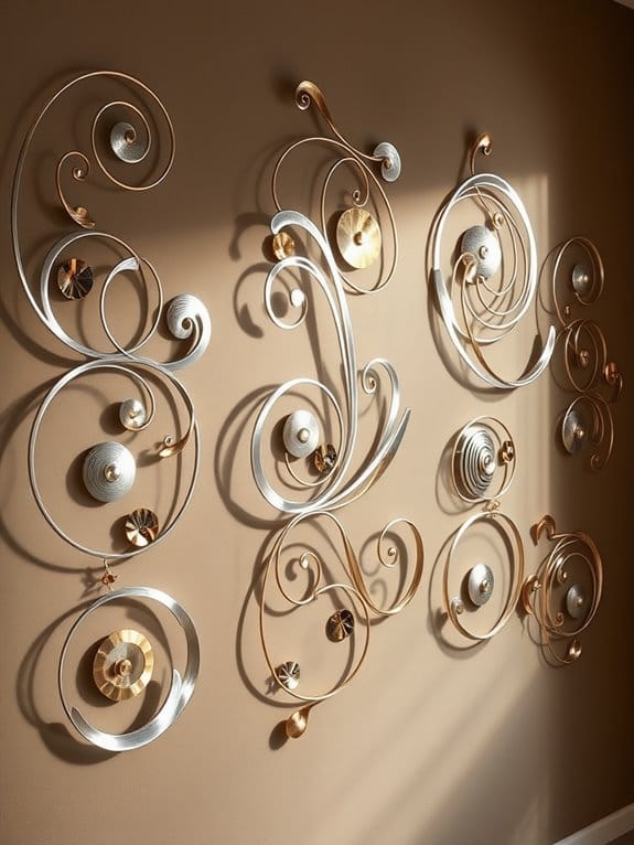 contemporary abstract metal art