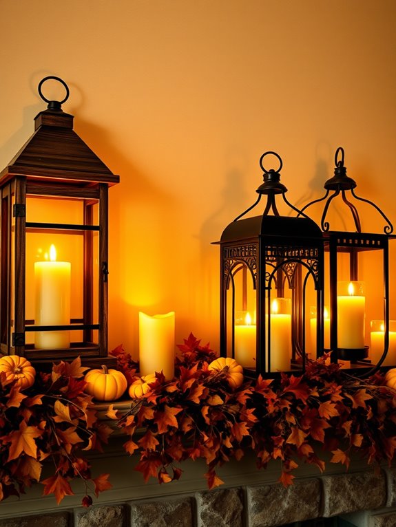 cozy ambiance with illumination