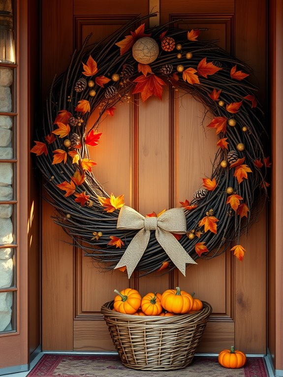 cozy decorative rustic wreaths