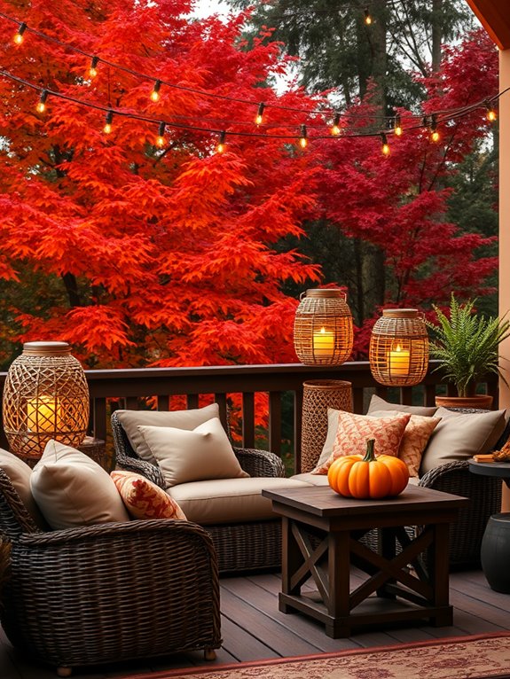 cozy glow with lights