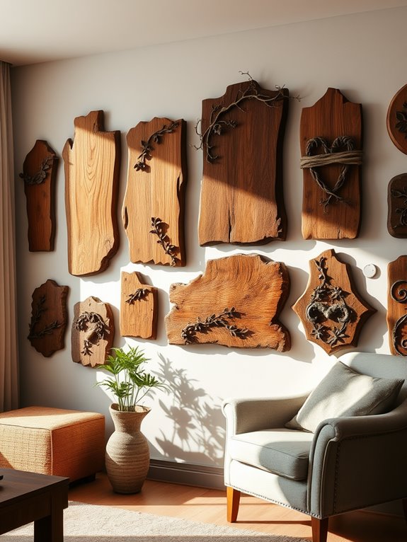 cozy rustic wooden decor