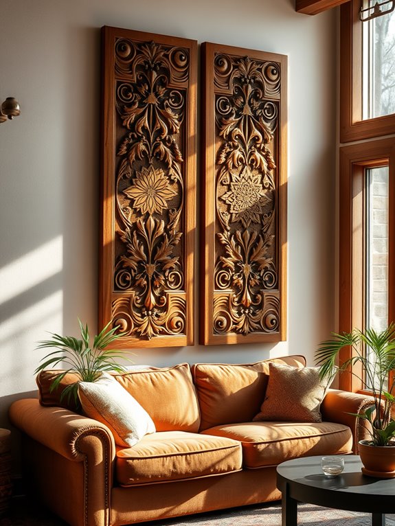 cozy rustic wooden decor