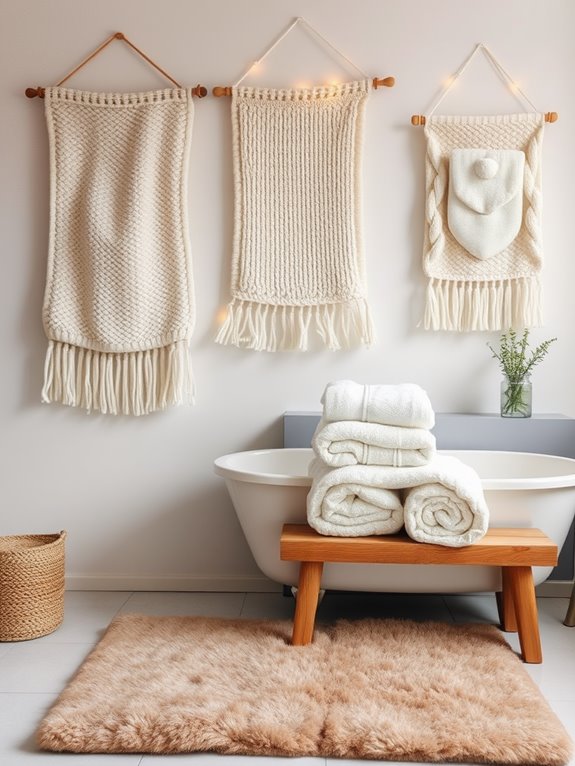 cozy textiles add warmth