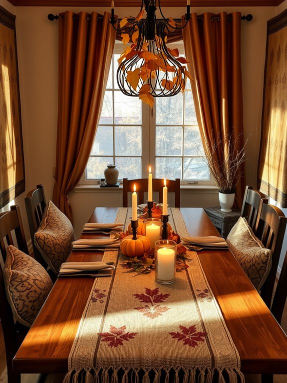 cozy textiles enhance warmth