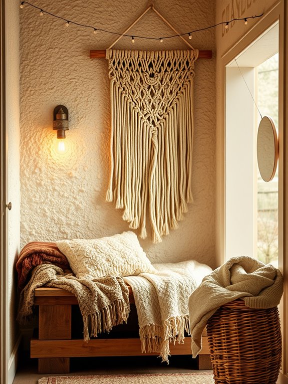 cozy textiles for warmth
