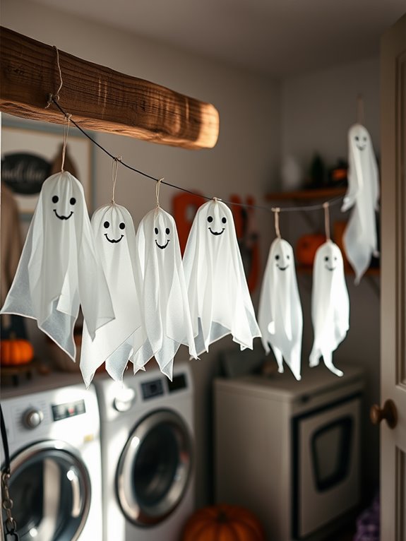 craft spooky ghost decorations