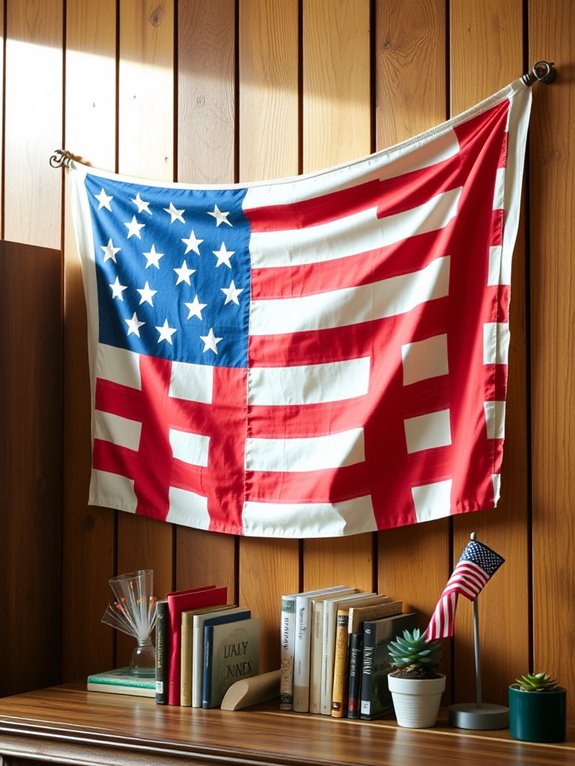 crafting american flag decor