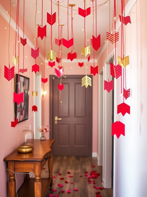 crafting love themed arrows