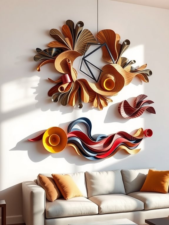 create dimensional wall art