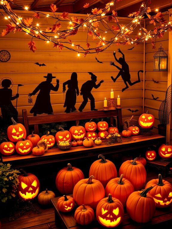 creative autumn pumpkin arrangements