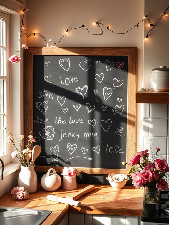 creative chalkboard expressions