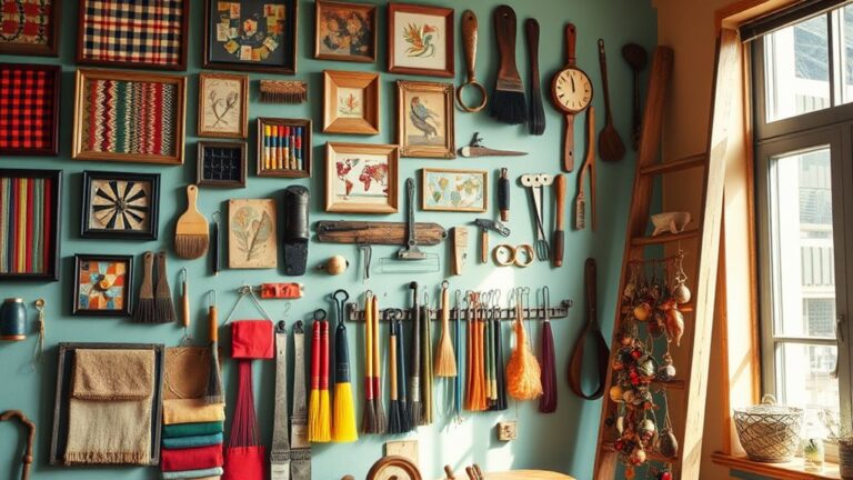 creative closet wall decor