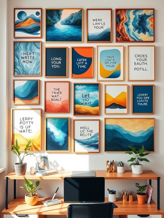 creative display of art