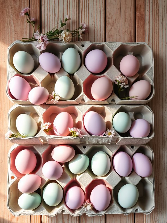 creative egg carton art
